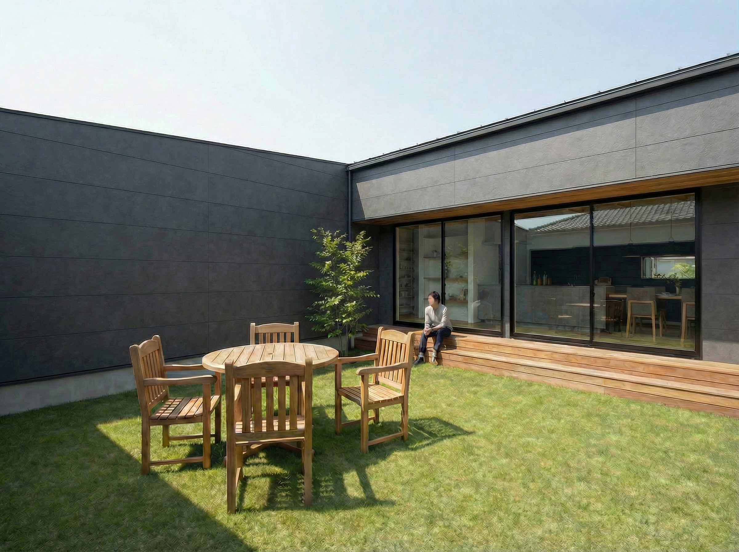 Firefly_GeminiFlash_Use the exterior wall material shown in the second reference image as the siding for 259738