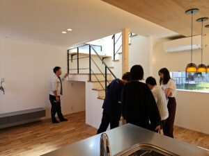 F様邸 社内検査の様子